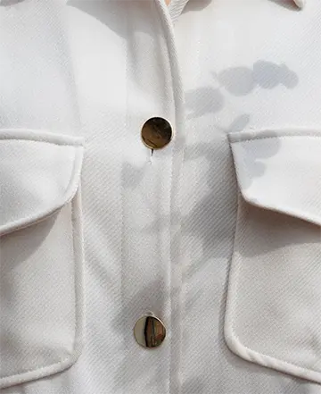 Hemdmanschette & Knopfleiste