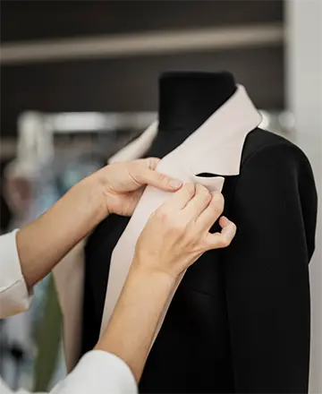 Jackenformung - Vorher/Nachher